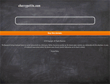 Tablet Screenshot of cherrypetite.com